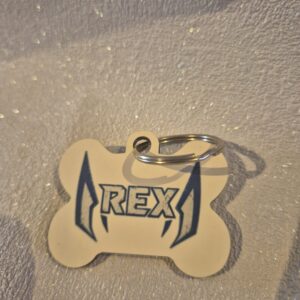 Dog-tag sleutelhanger