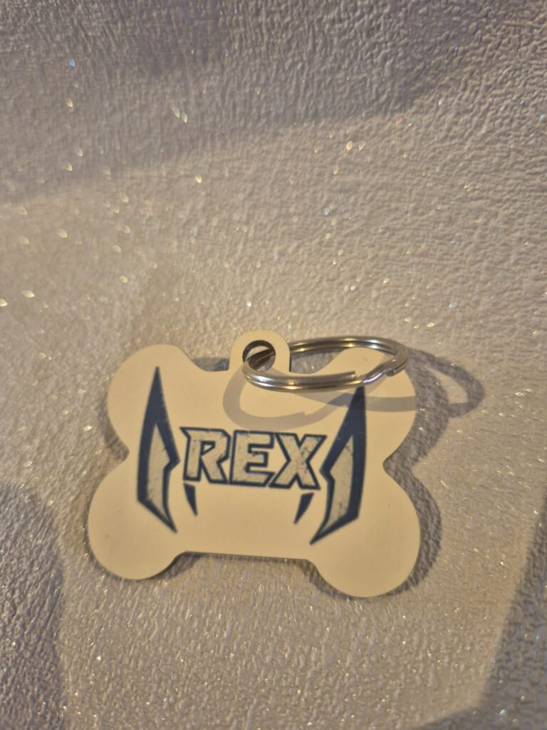 Dog-tag sleutelhanger