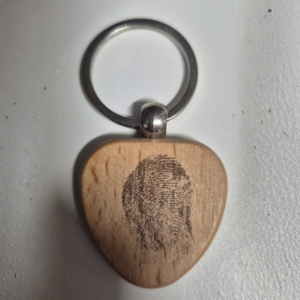 Sleutelhanger hart, ovaal of rechthoek