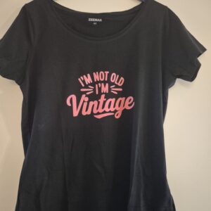 T-shirt met vinyl opdruk
